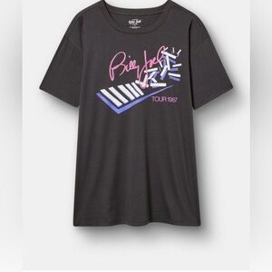 Torrid Billy Joel Relaxed Cotton Jersey Tee Size 3X New